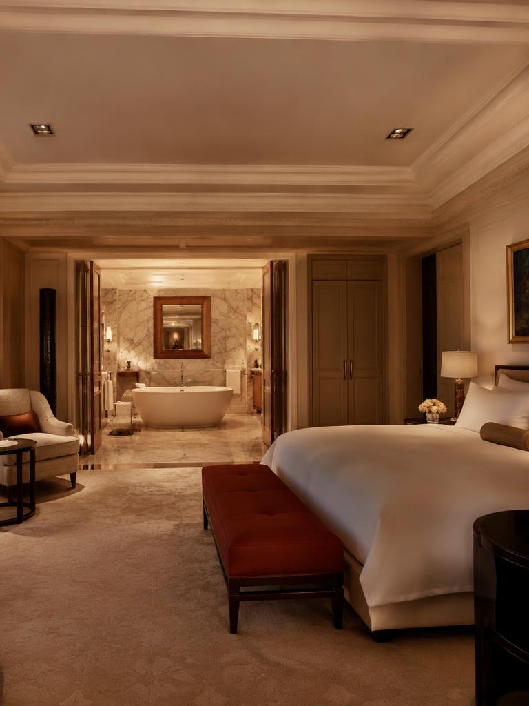 Luxury hotel suite