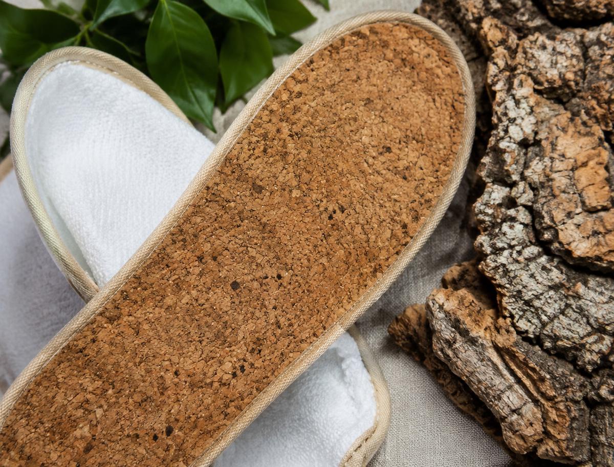 Biodegradable Cork Slippers Certified